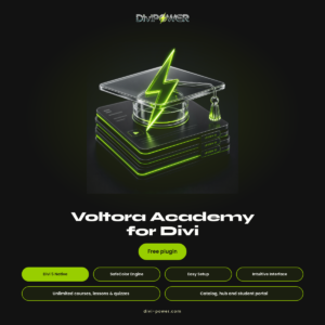 Voltora Academy for Divi featured image
